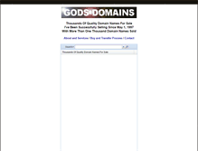 Tablet Screenshot of gods-domains.com